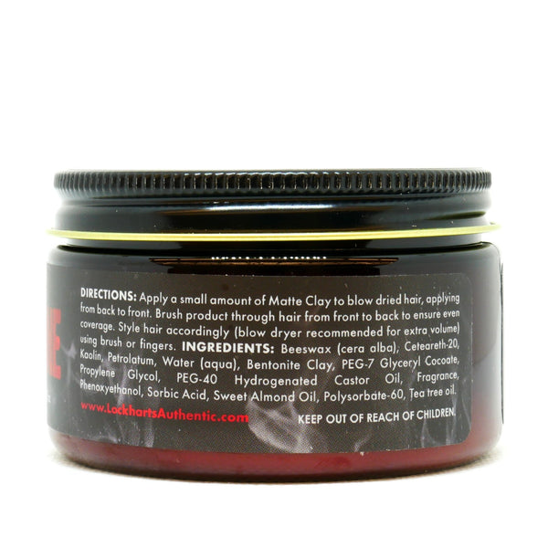 Fire and Brimstone Matte Clay - Lockhart's Authentic