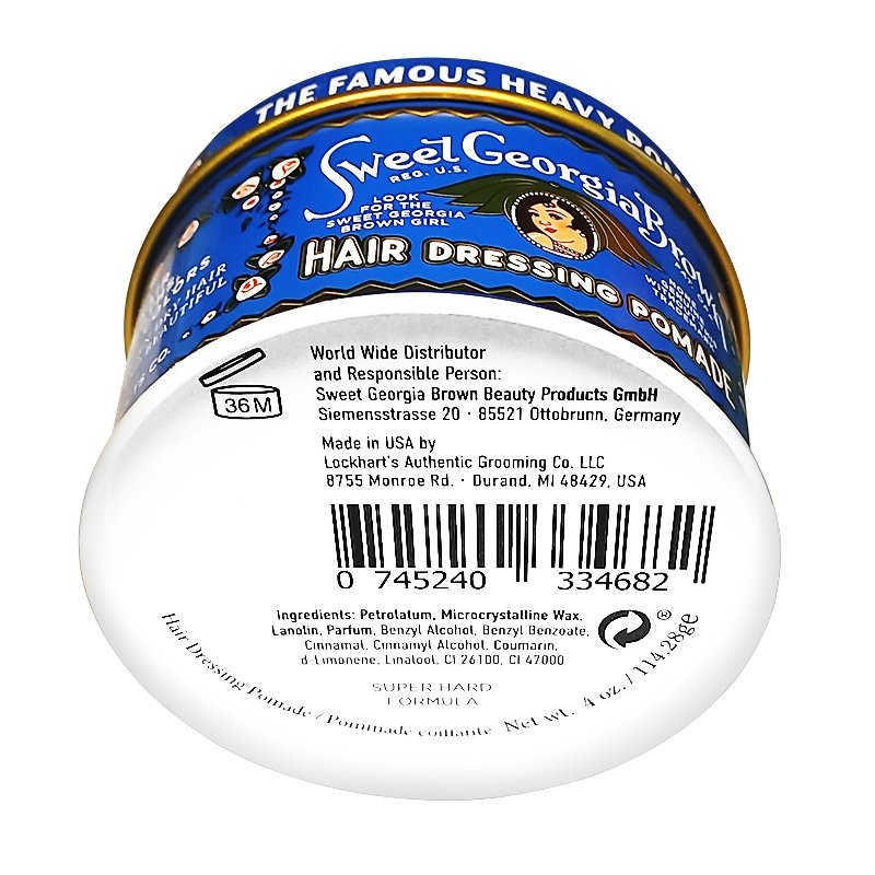 NEW! Sweet Georgia Brown Blue Pomade - Strong Hold - Lockhart's Authentic